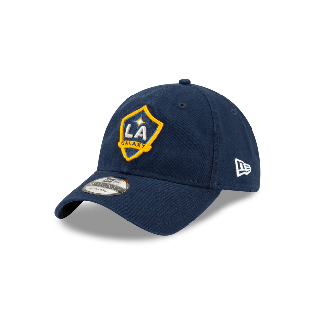 New Era Core Classic LA Galaxy Cap - Navy - Gold (Front Lateral - Side 1)