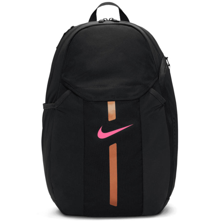 Nike 2021 Academy Team Backpack  Black-Metallic Copper (Front)