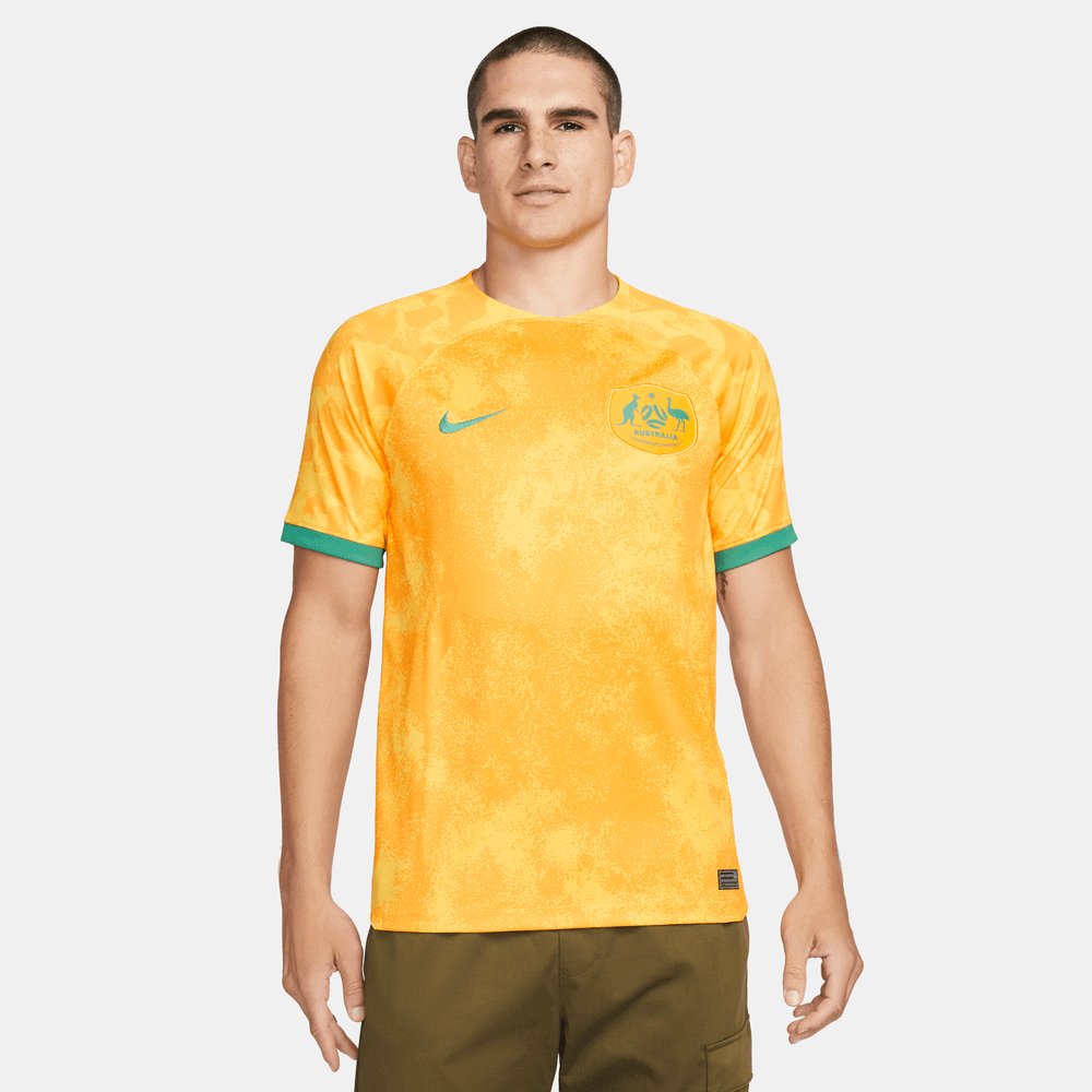 Nike 2022-23 Australia Home Jersey (Model - Front)