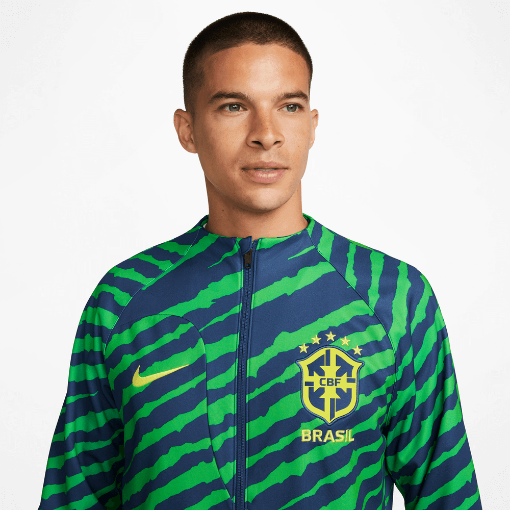 Nike 2022-23 Brazil Anthem Jacket (Detail 1)