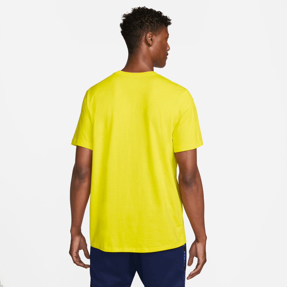 Nike 2022-23 Brazil Crest Tee - Yellow (Model - Back)