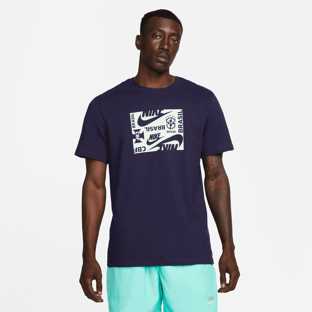 Nike 2022-23 Brazil Graphic Tee (Model - Front)