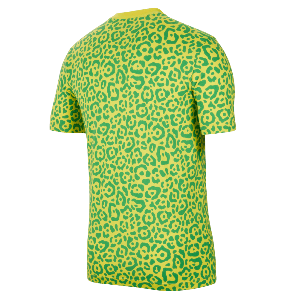 Nike 2022-23 Brazil Ignite WC22 Tee - Yellow-Green (Back)