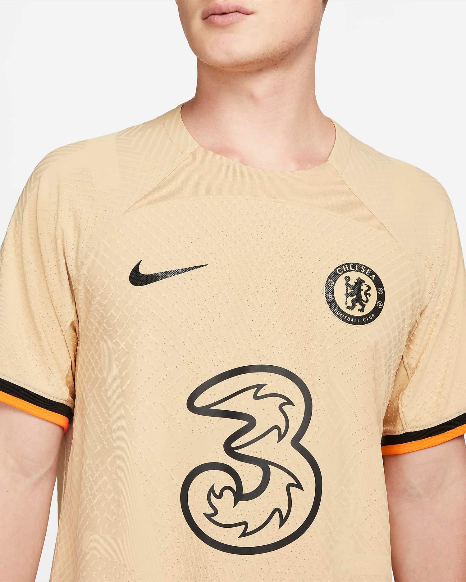 Nike 2022-23 Chelsea Authentic Third Jersey - Sesame-Black (Detail 1)