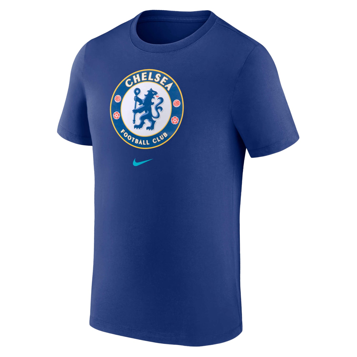 Nike 2022-23 Chelsea Crest Tee Royal (Front)