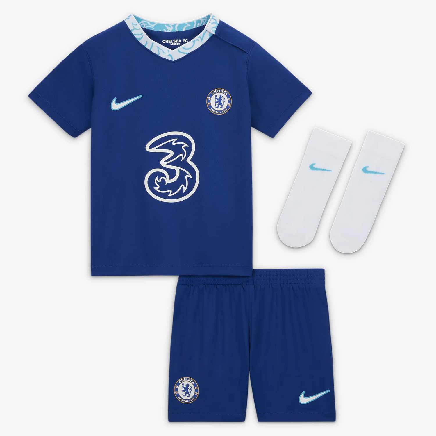 Nike 2022-23 Chelsea Home Baby Kit - Blue (Set - Front)