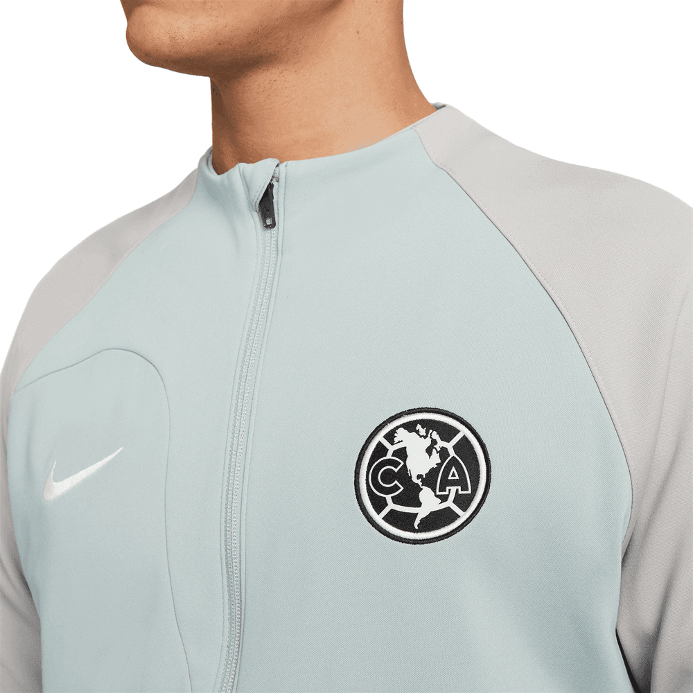 Nike 2022-23 Club America Academy Pro Anthem Jacket - Dusty Sage-Cobblestone (Detail 1)
