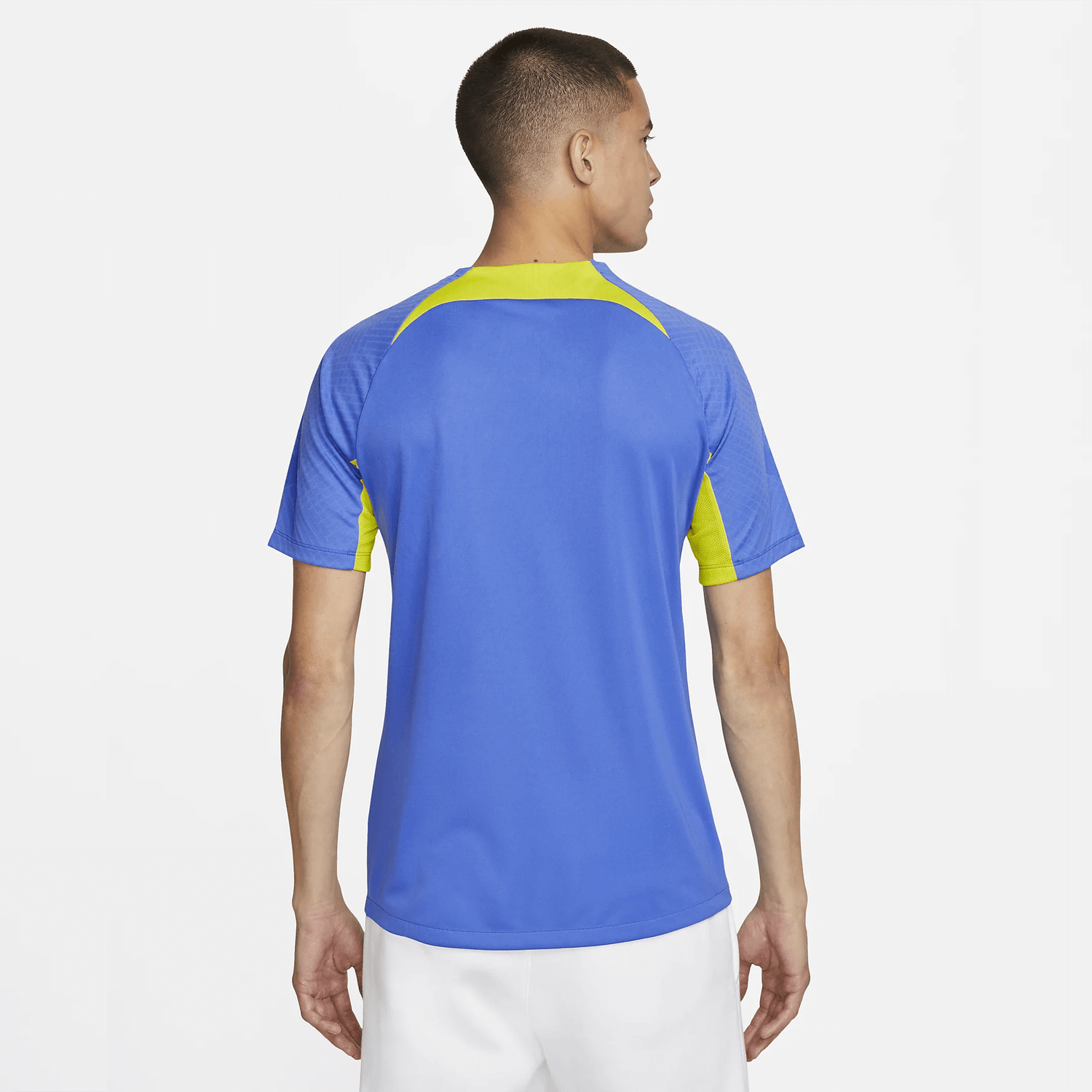 Nike 2022-23 Club America STRK Top - Blue-Yellow (Model - Back)