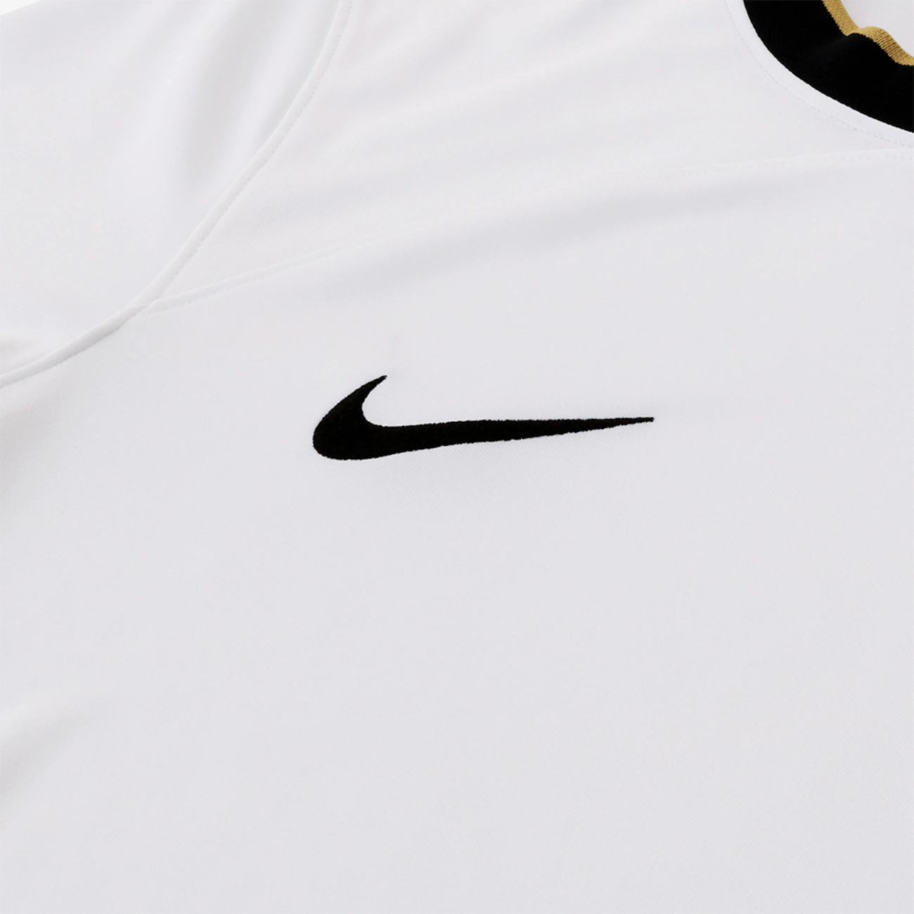 Nike 2022-23 Corinthians Home Jersey - White-Black (Detail 2)