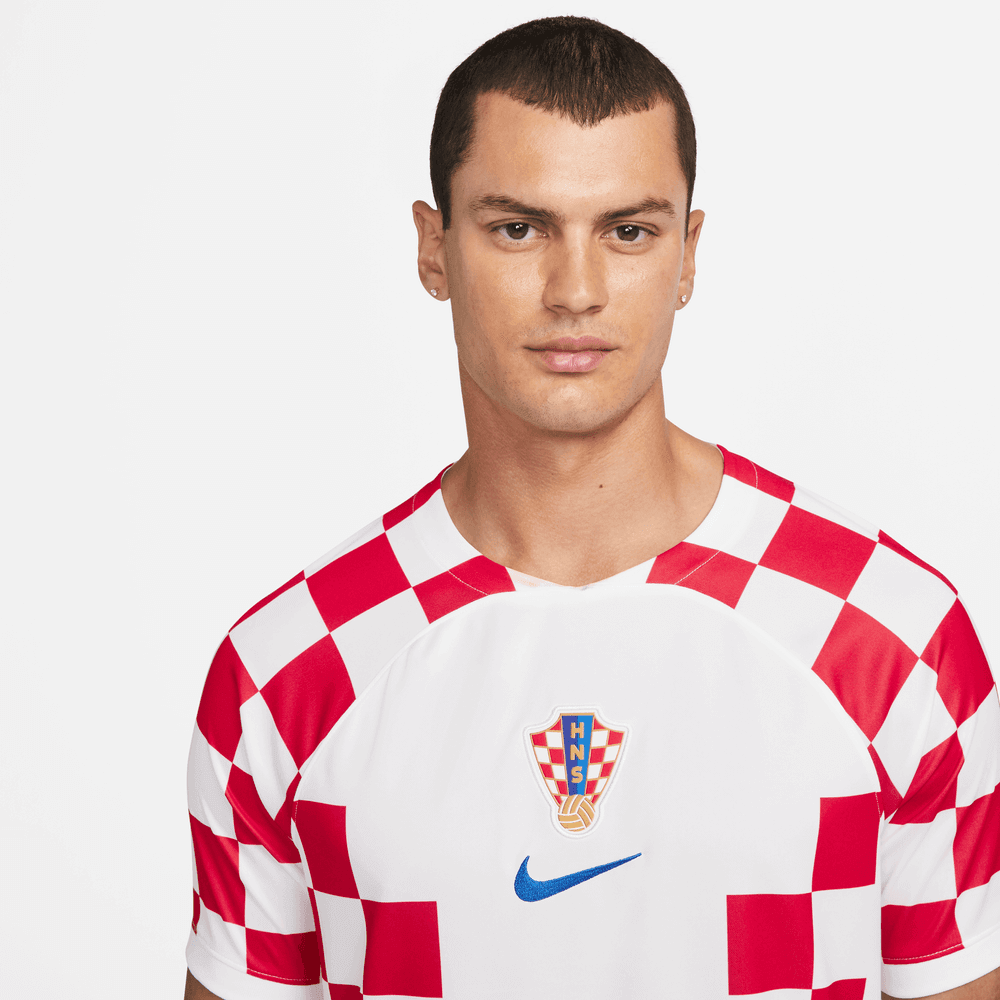 Nike 2022-23 Croatia Home Jersey White-Red-Blue (Detail 1)