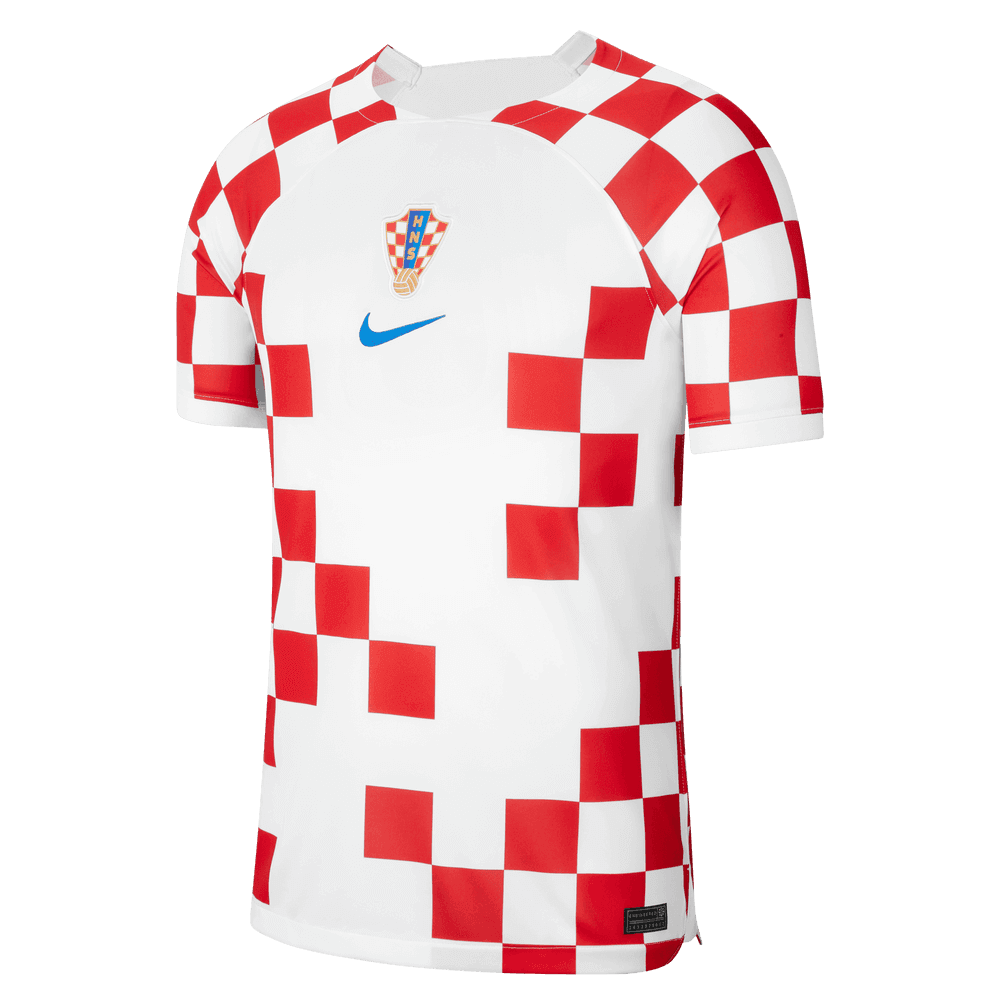Nike 2022-23 Croatia Home Jersey White-Red-Blue (Front)