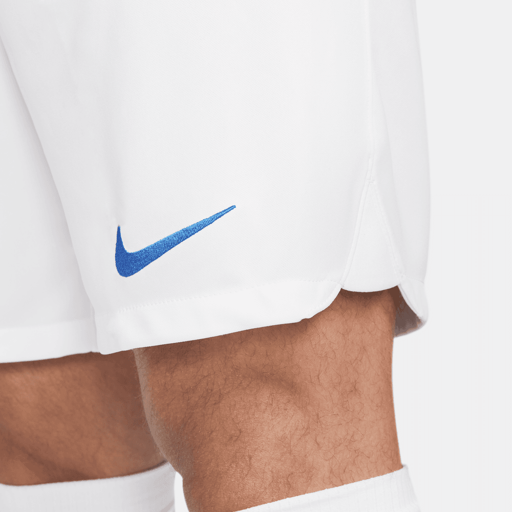 Nike 2022-23 Croatia Home Stadium Shorts - White-Battle Blue (Detail 2)