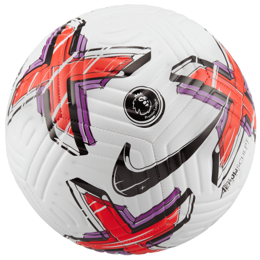 Nike 2022-23 EPL Academy Ball - White-Crimson-Purple (Front)