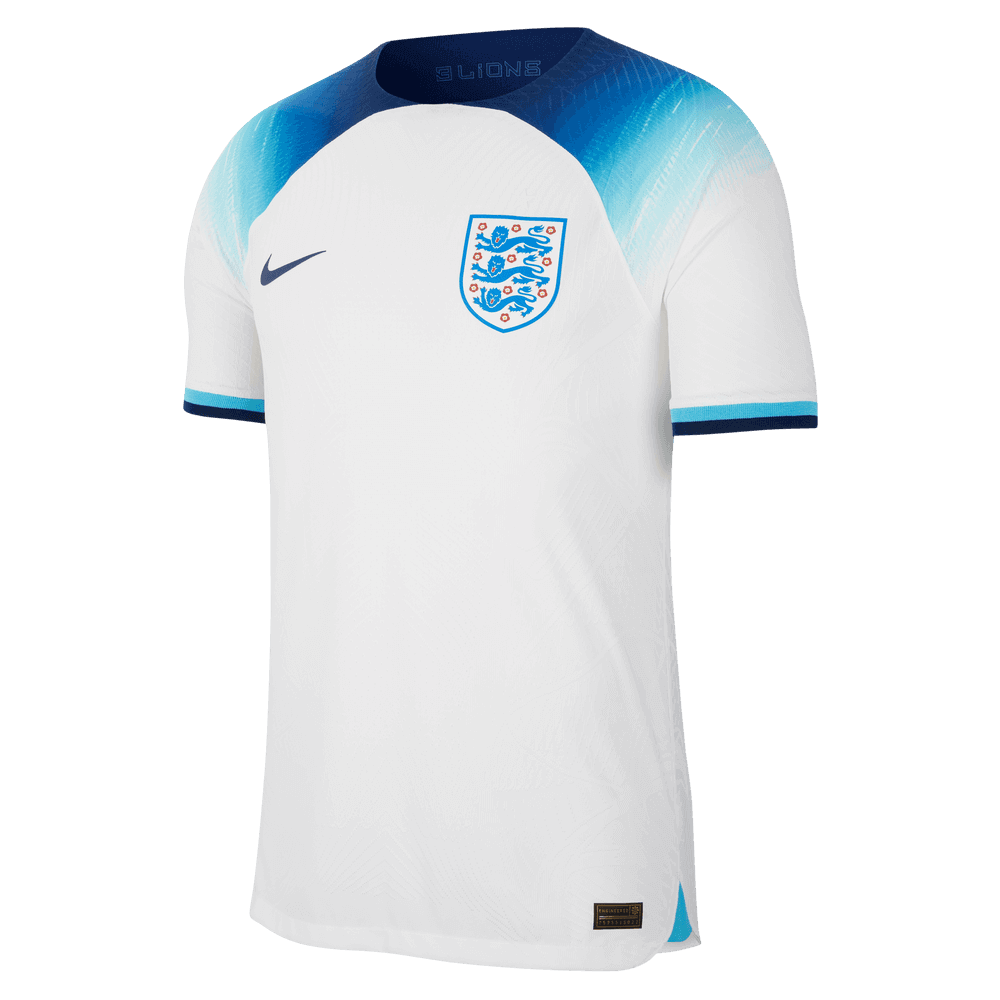 Nike 2022-23 England Authentic Home Jersey - White-Blue