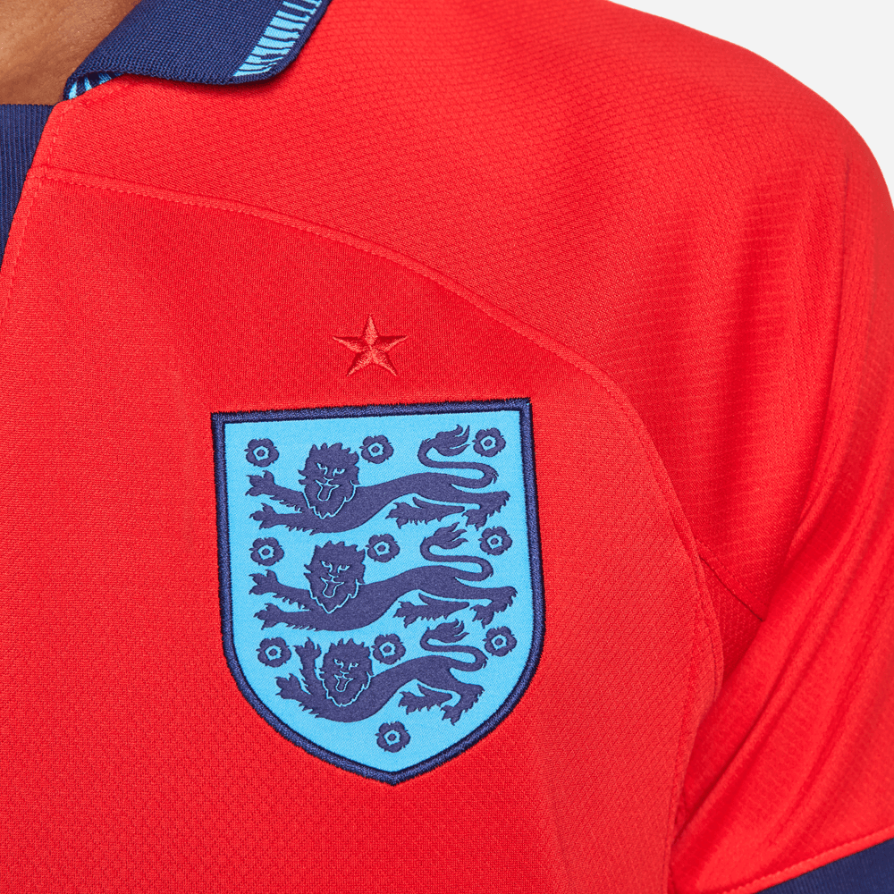 Nike 2022-23 England Away Jersey - Red-Blue Void (Detail 3)