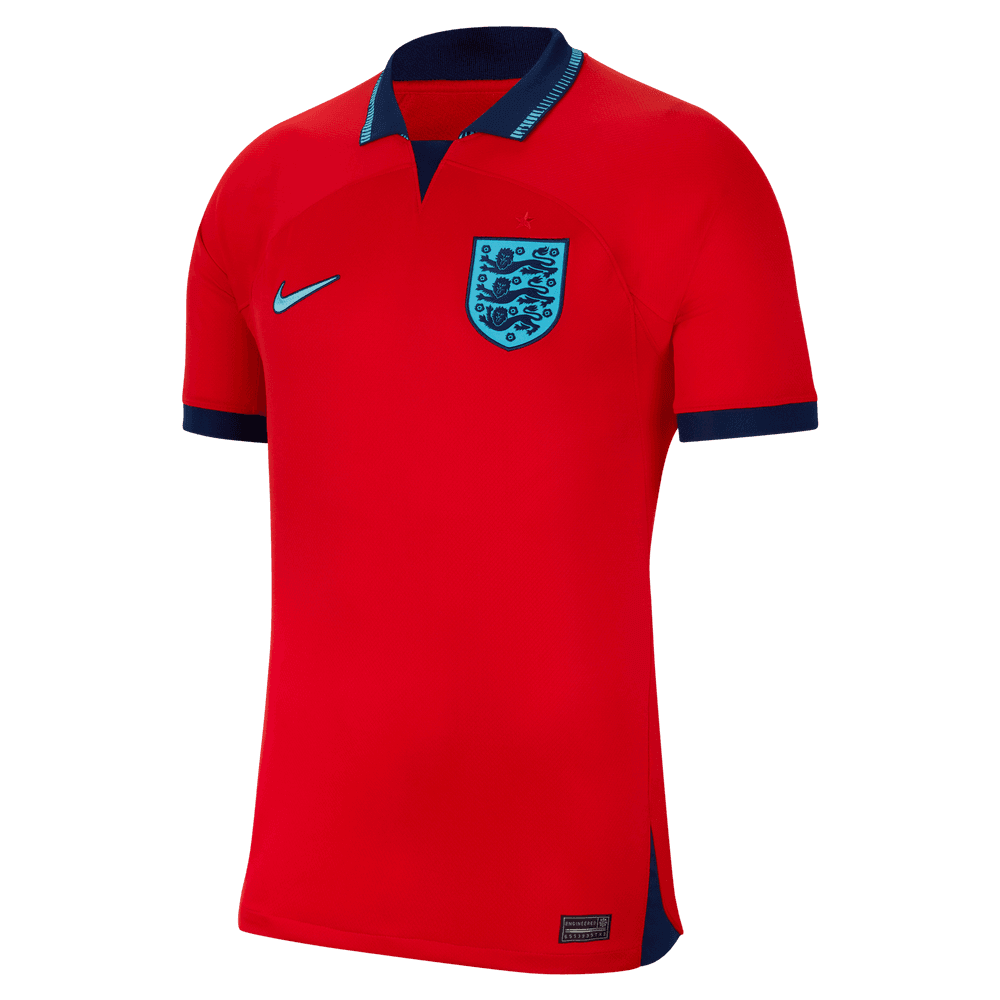 Nike 2022-23 England Away Jersey - Red-Blue Void (Front)