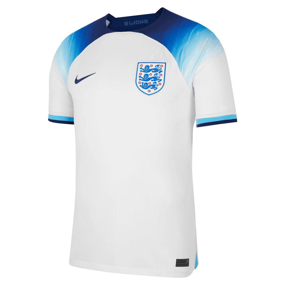 Nike 2022-23 England Home Jersey - White-Blue (Front)