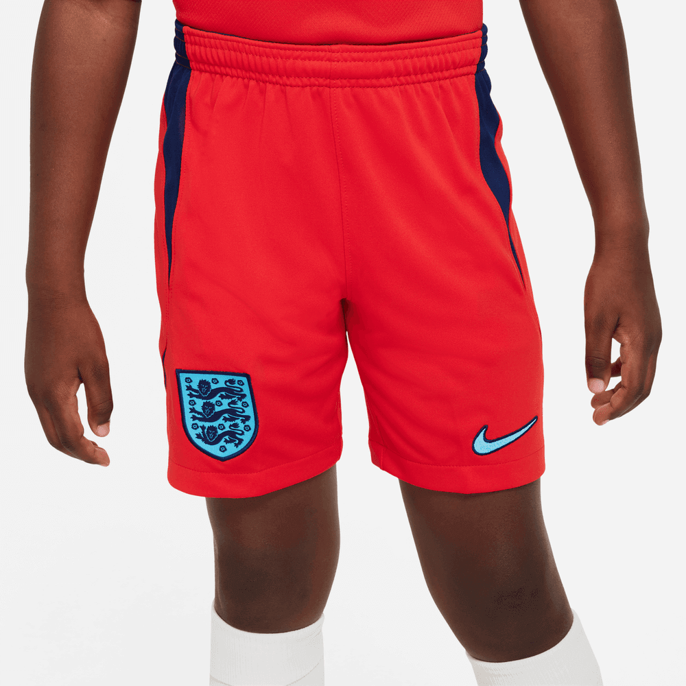 Nike 2022-23 England Youth Away Short Red-Blue Void (Front)