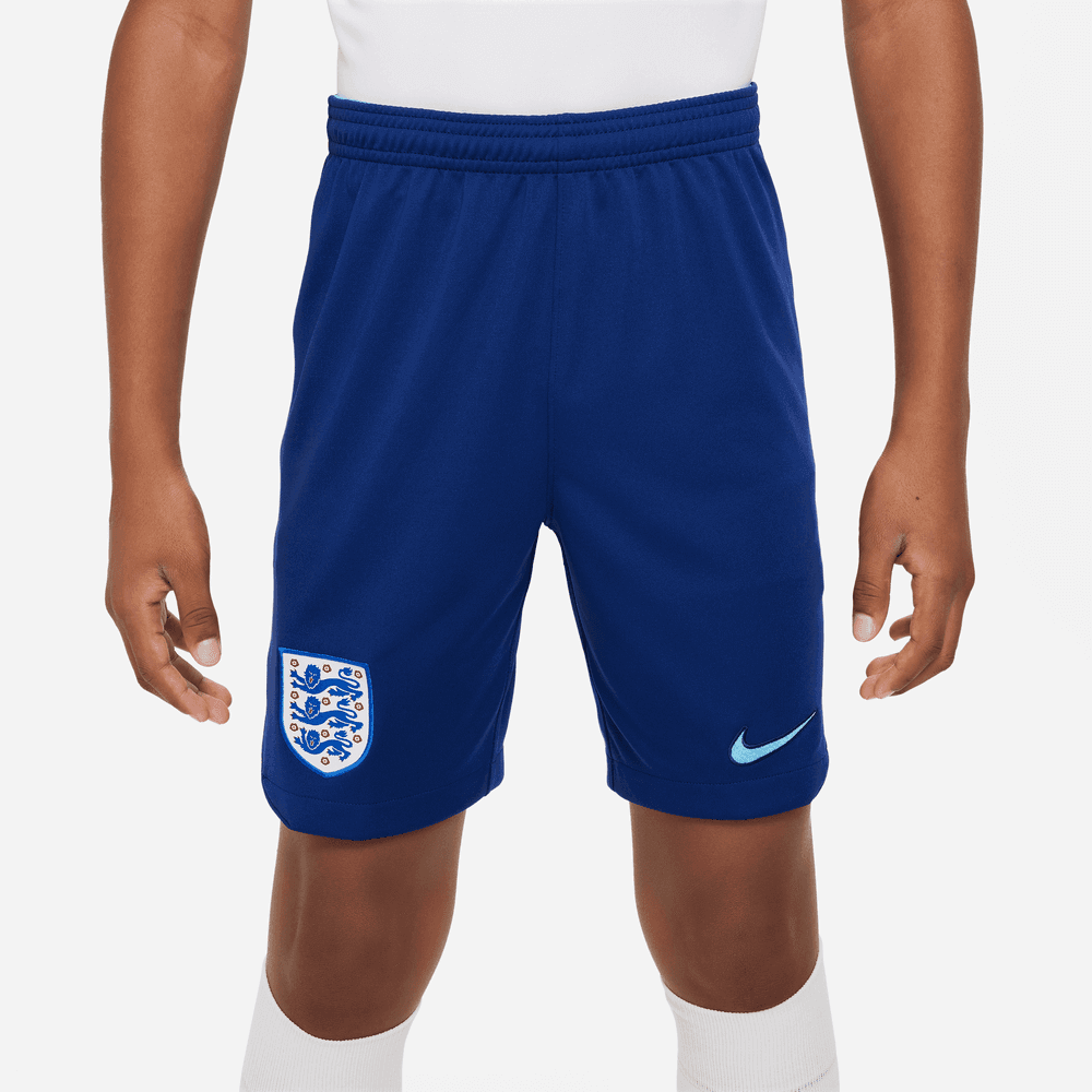 Nike 2022-23 England Youth Home Stadium Short Blue Void-Blue Fury (Front)