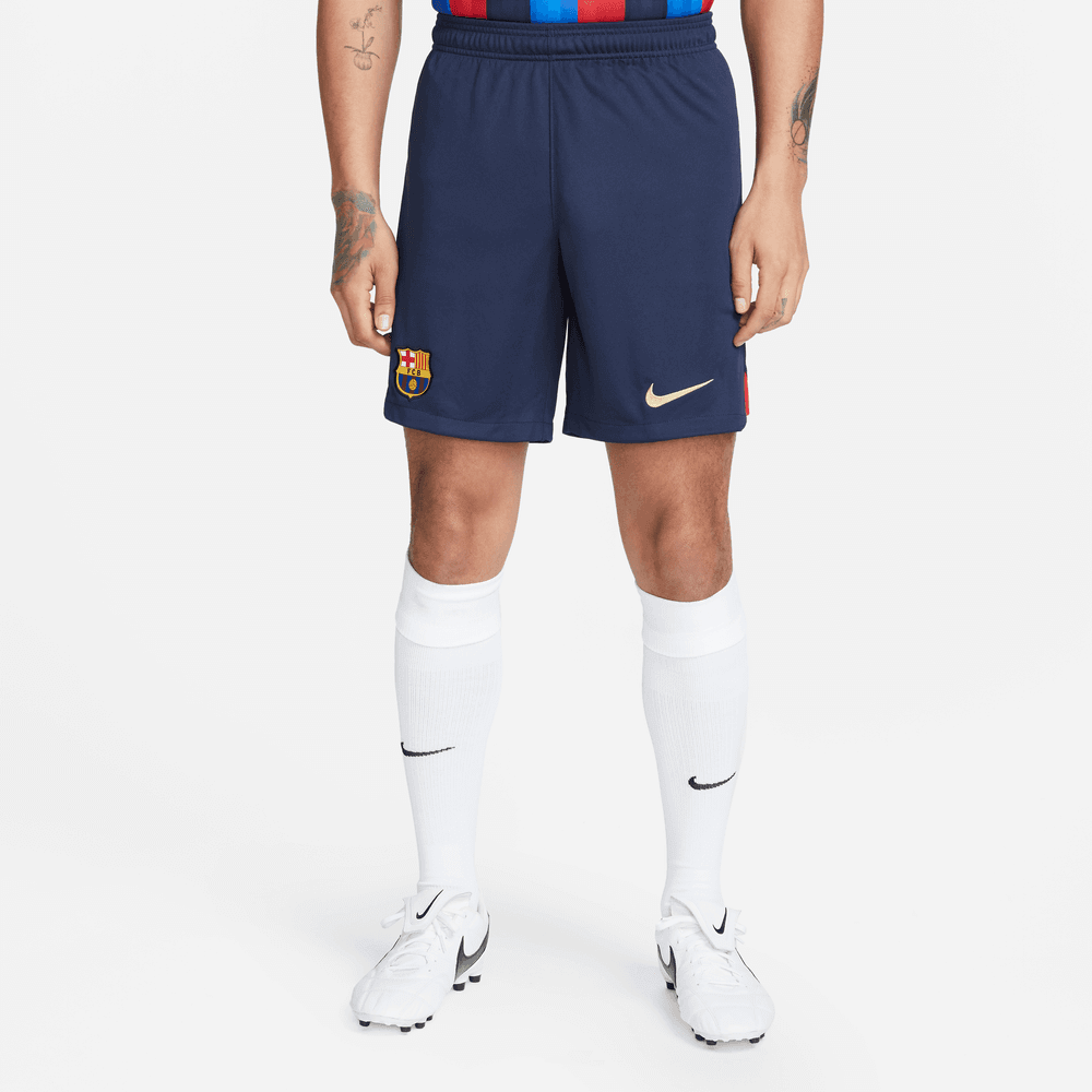 Nike 2022-23 FC Barcelona Home Shorts - Obsidian (Model - Front)