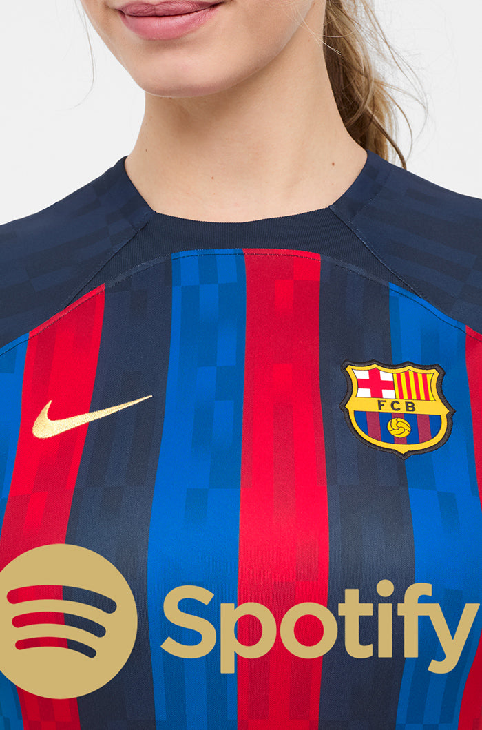 Nike 2022-23 FC Barcelona Women's Stadium Home Jersey (Detail 3)