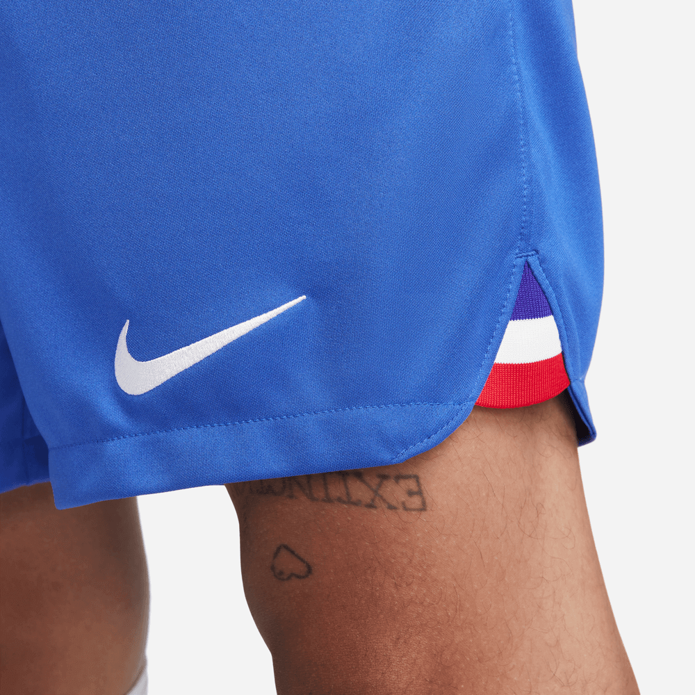 Nike 2022-23 France Away Shorts - Blue (Detail 3)