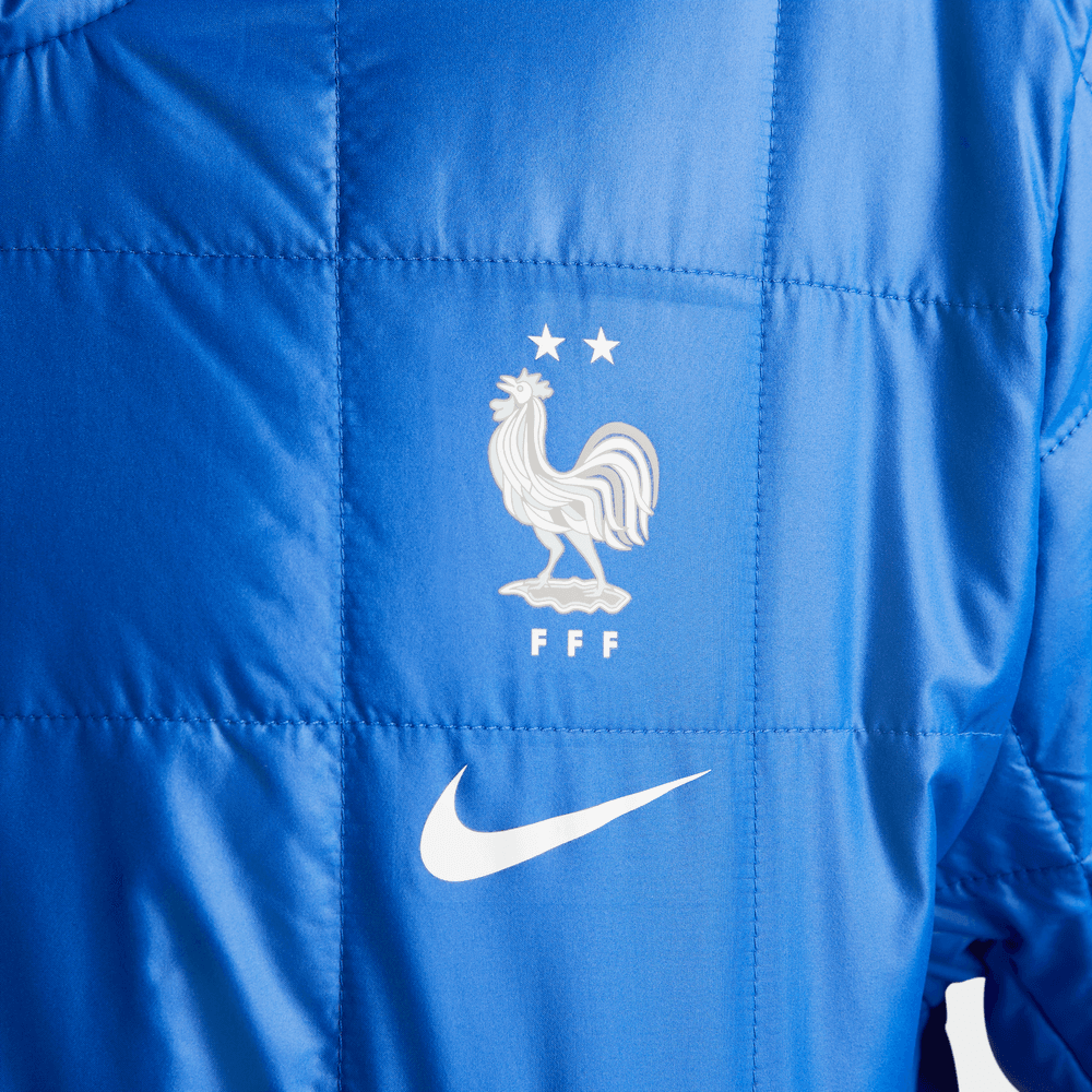 Nike 2022-23 France Fleece-Lined Hooded Jacket (Detail 4)