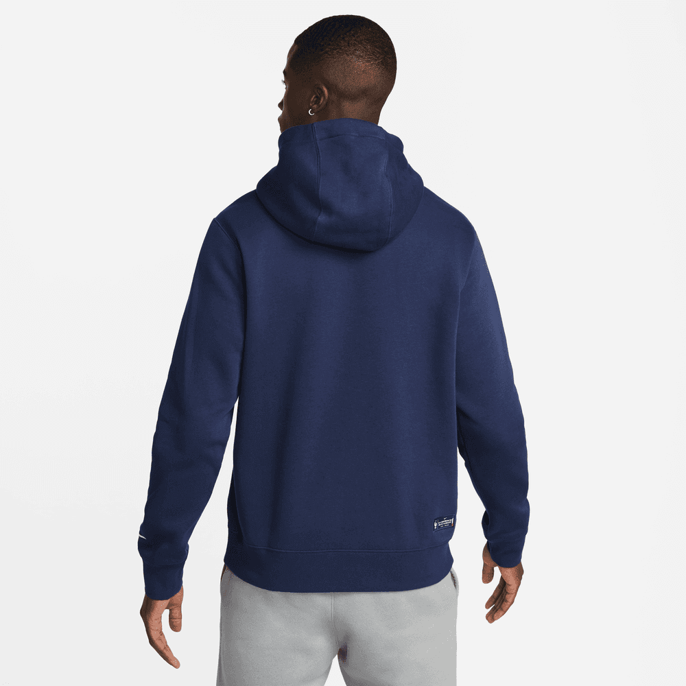Nike 2022-23 France Fleece Pullover Hoodie (Model - Back)