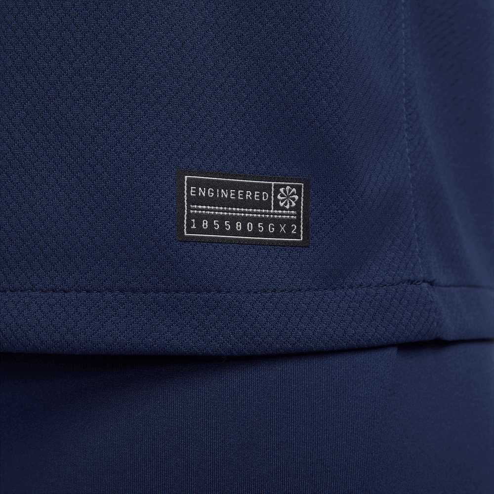 Nike 2022-23 France Home Long Sleeve Jersey Navy-Gold (Detail 4)
