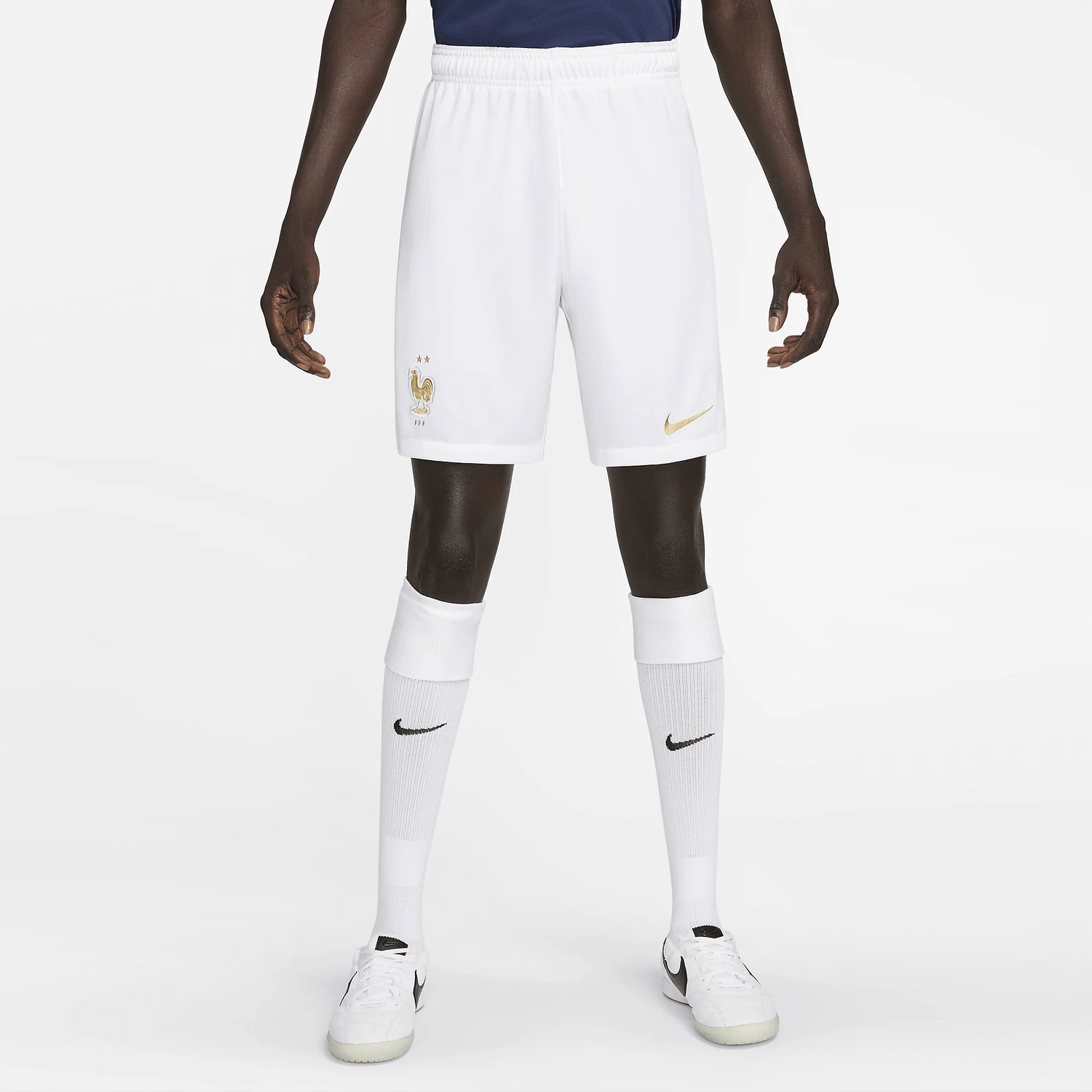 Nike 2022-23 France Home Shorts - White