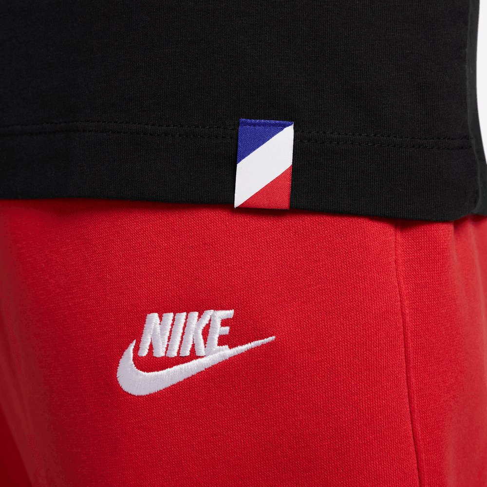 Nike 2022-23 France Mbappe Tee - Black (Detail 3)