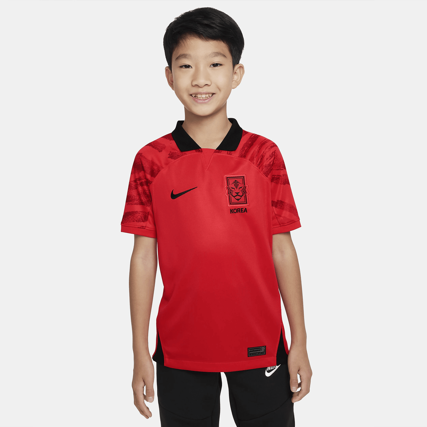  Nike 2022-23 Korea Youth Home Jersey (Model - Front)
