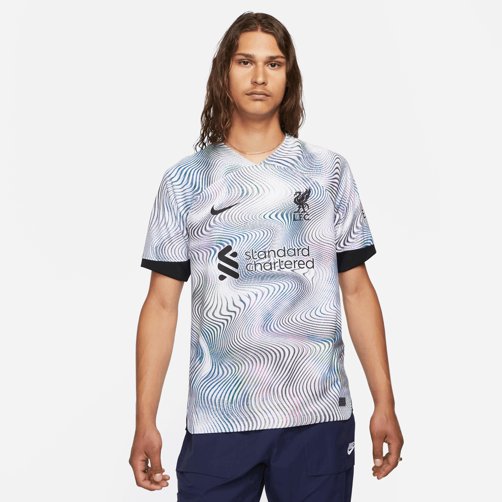 Nike 2022-23 Liverpool Away Jersey (Model - Front)