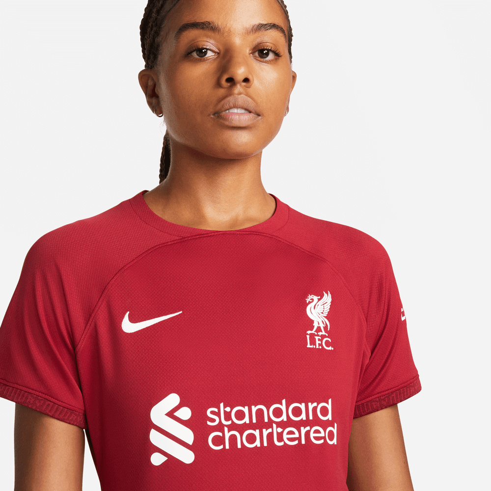 Nike 2022-23 Liverpool FC Womens Stadium Home Jersey - Red (Detail 1)