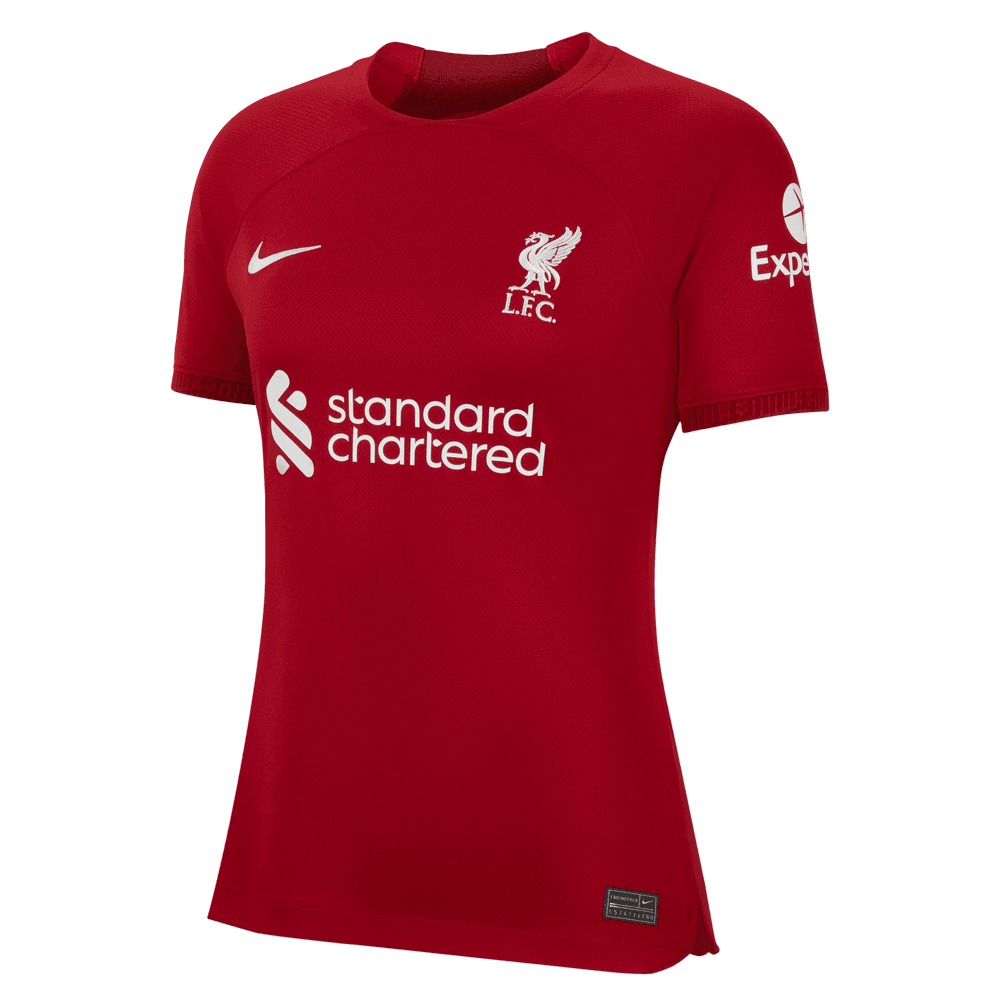Nike 2022-23 Liverpool FC Womens Stadium Home Jersey - Red (Front)