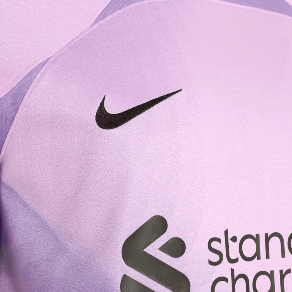 Nike 2022-23 Liverpool Stadium Goalkeeper Jersey - Purple-Black (Detail 2)