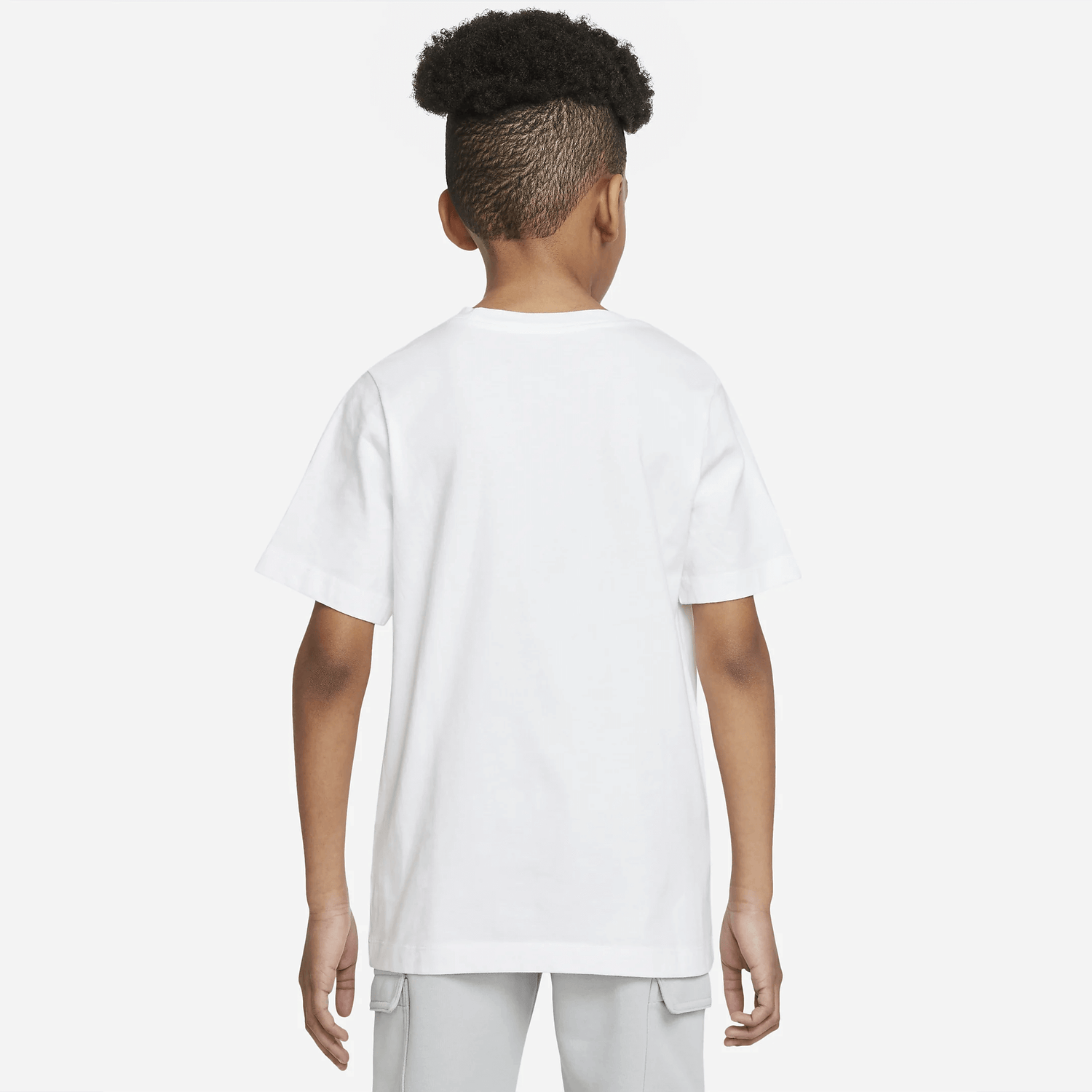 Nike 2022-23 Liverpool Youth Crest Tee - White (Model - Back)
