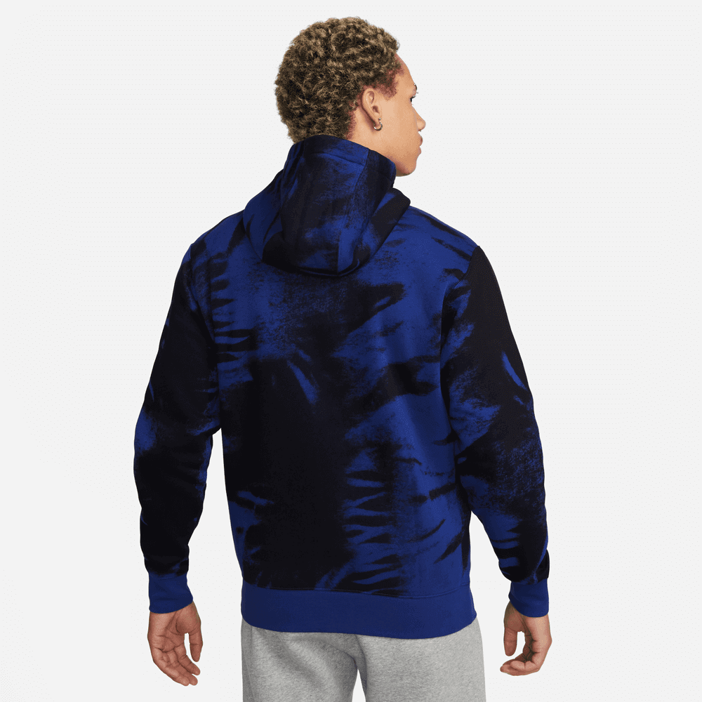 Nike 2022-23 Netherlands Fleece Full-Zip Hoodie (Model - Back)
