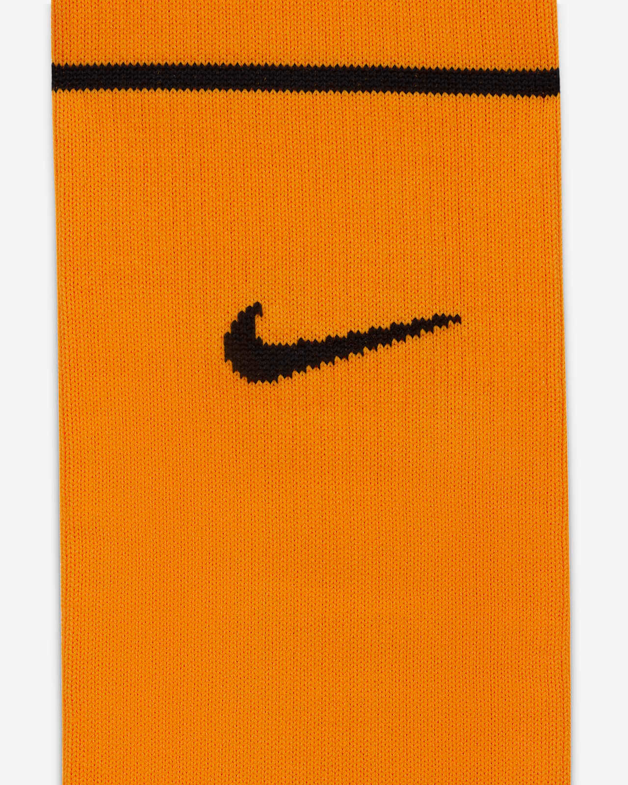 Nike 2022-23 Netherlands Strike Home Knee-High Socks - Orange-Black (Detail 1)
