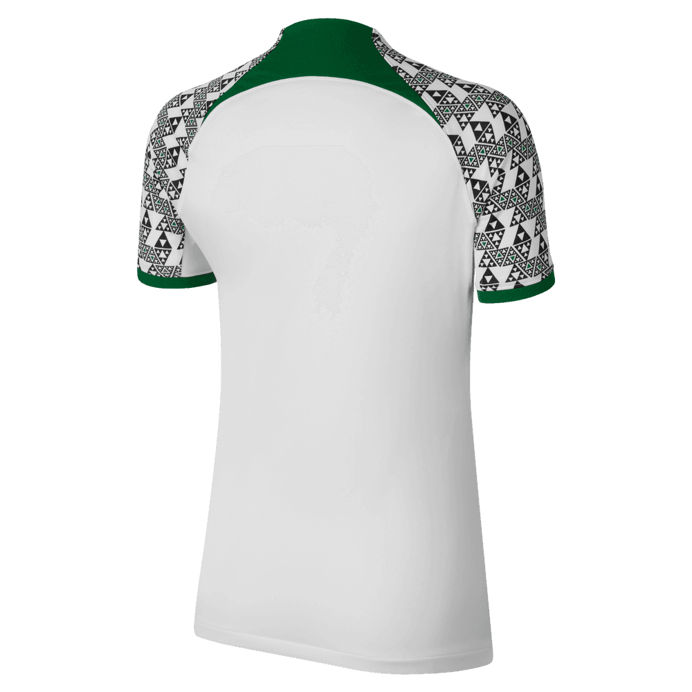 Nike 2022-23 Nigeria Women's Away Jersey - White-Black (Back)
