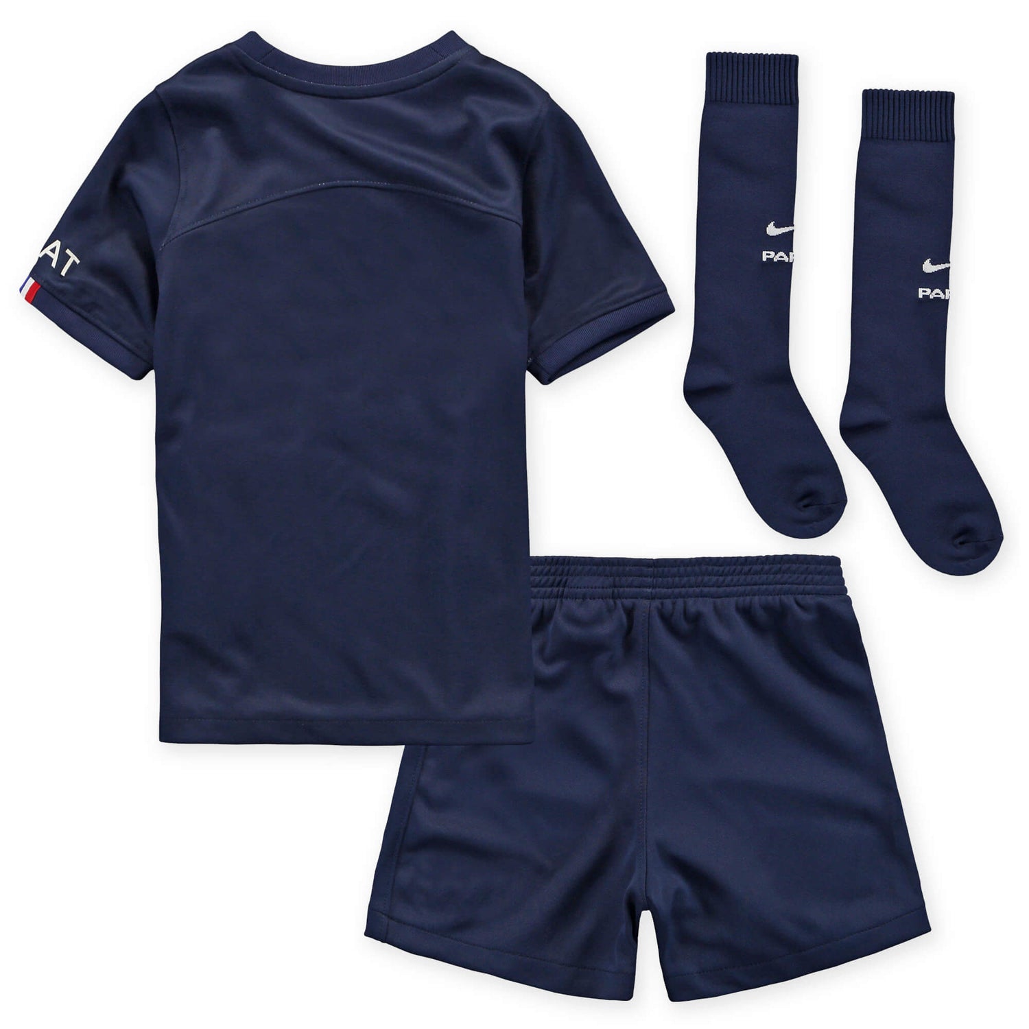 Nike 2022-23 PSG Home Little Kids' Soccer Kit - Midnight Navy-White (Set - Back)