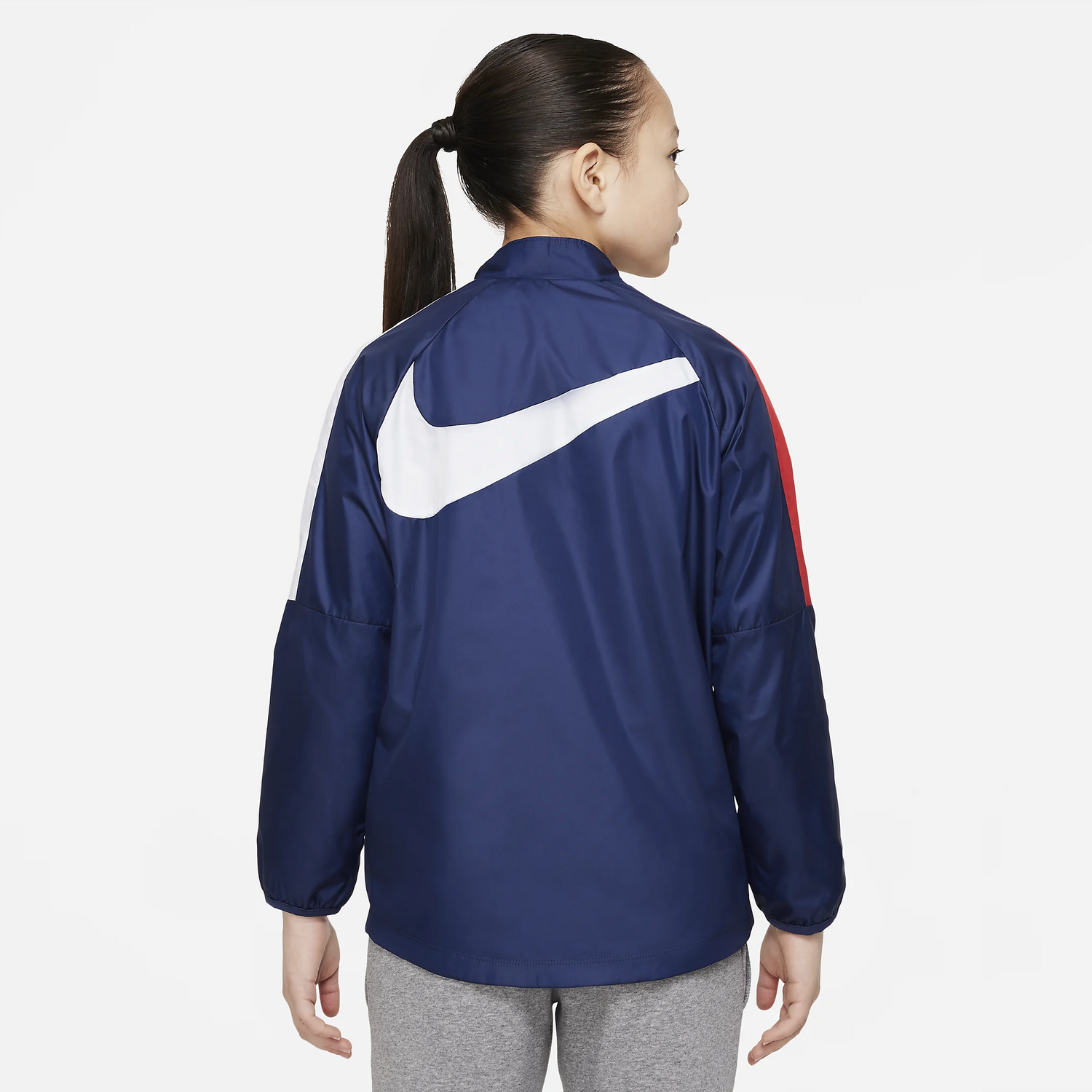 Nike 2022-23 PSG Youth Academy AWF Jacket - Navy (Model - Back)