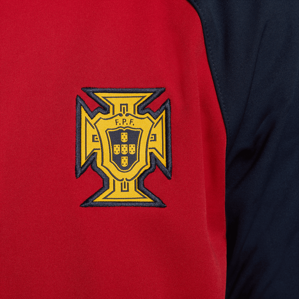 Nike 2022-23 Portugal Anthem Jacket - Navy-Red-Green (Detail 3)