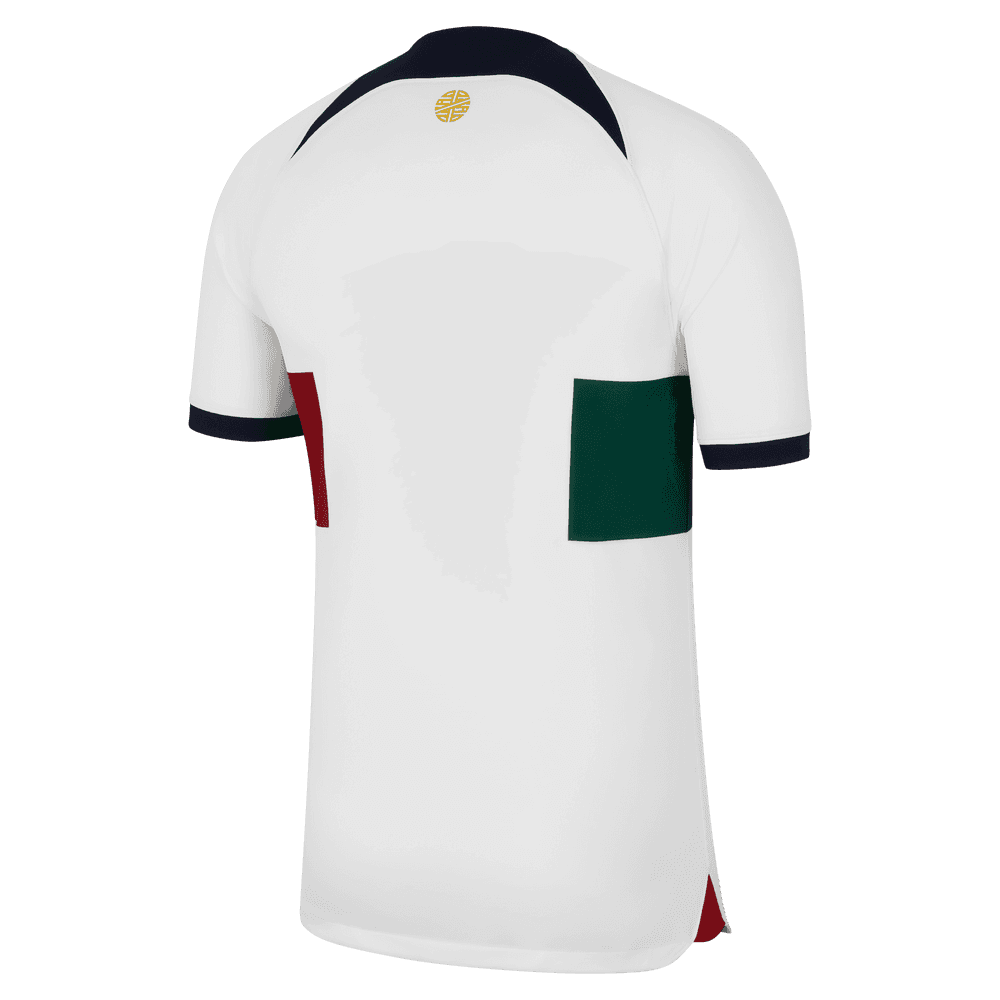 Nike 2022-23 Portugal Away Jersey - White-Red-Green (Back)