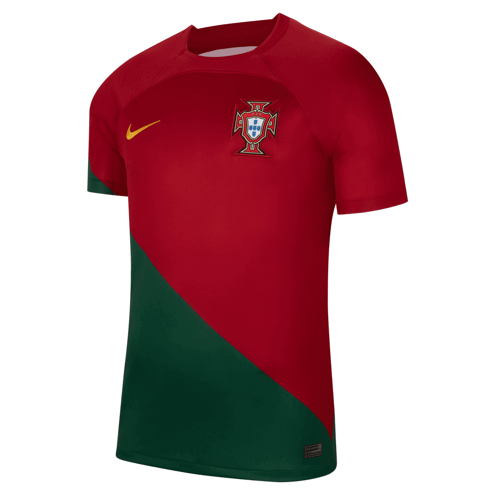 Nike 2022-23 Portugal Home Jersey- Red-Green