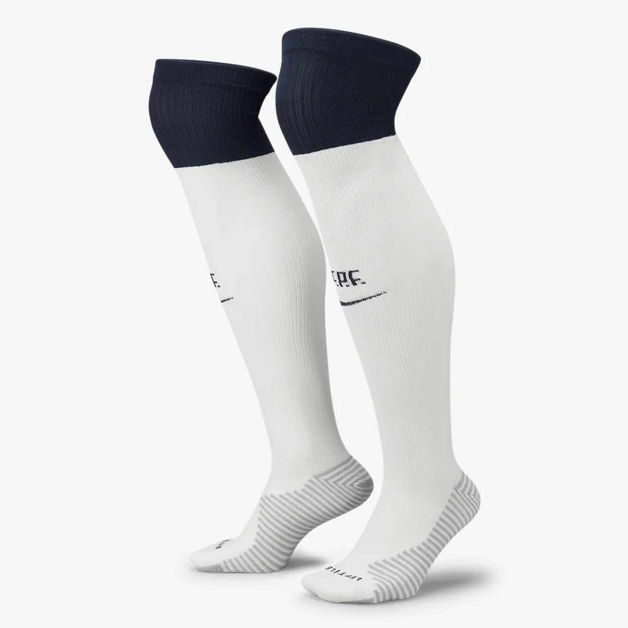 Nike 2022-23 Portugal Strike Away Knee-High Socks - Sail-Obsidian (Pair - Lateral)