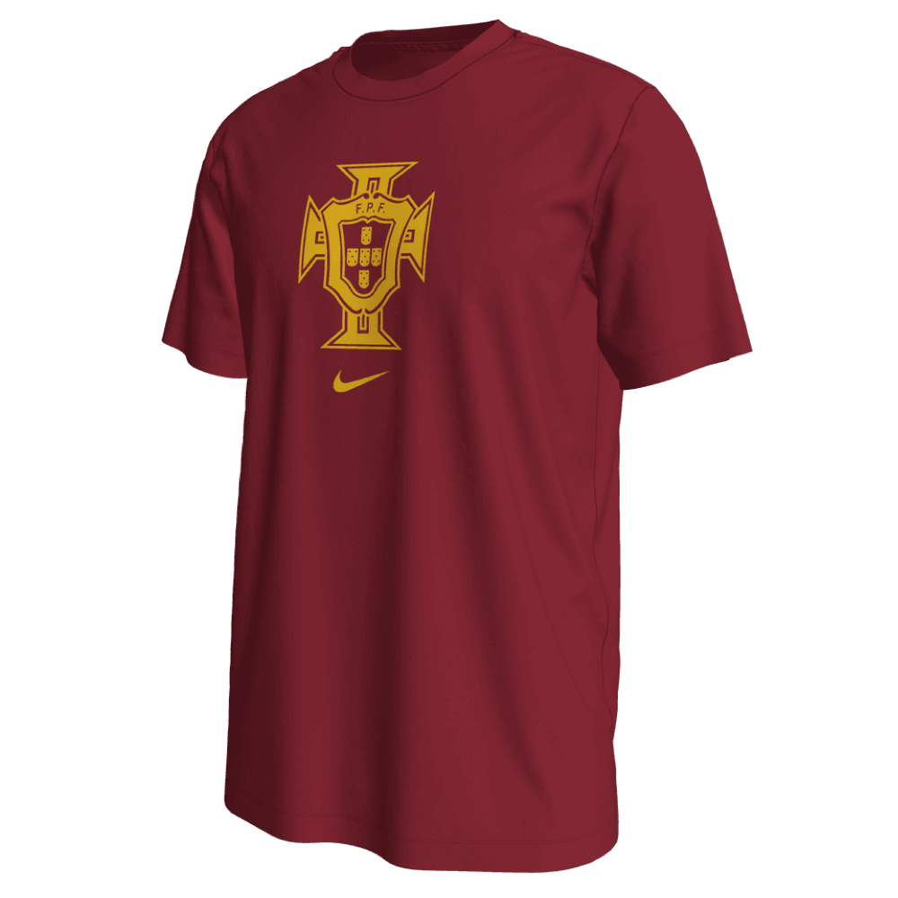 Nike 2022-23 Portugal WC Crest Tee - Red