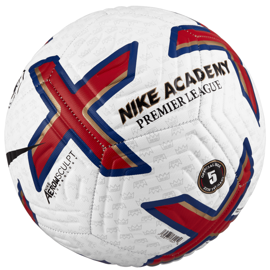 Nike 2022-23 Premier League Academy Ball - White-Red-Blue (Back)