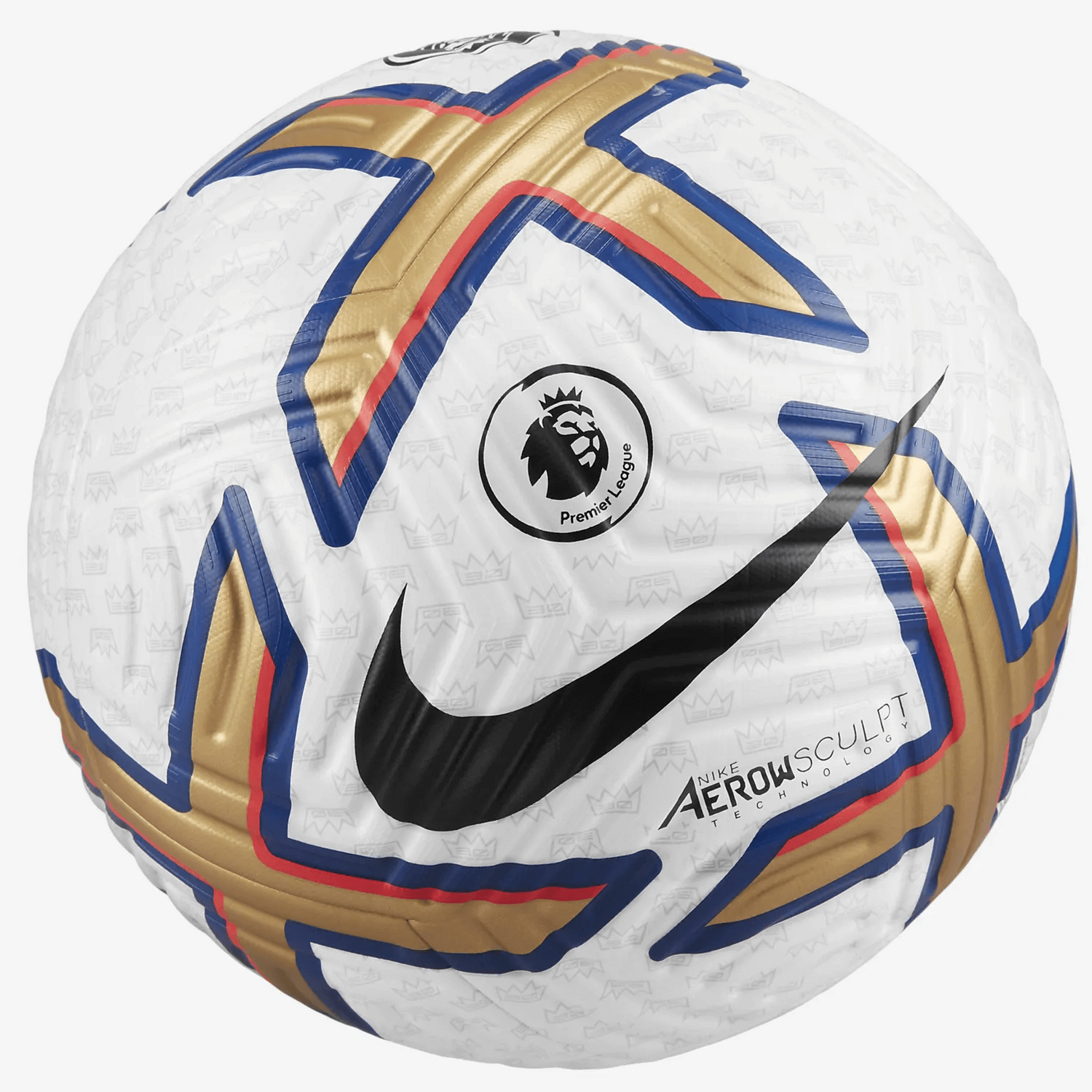 Nike 2022-23 Premier League Flight Ball - White-Gold-Blue (Back)