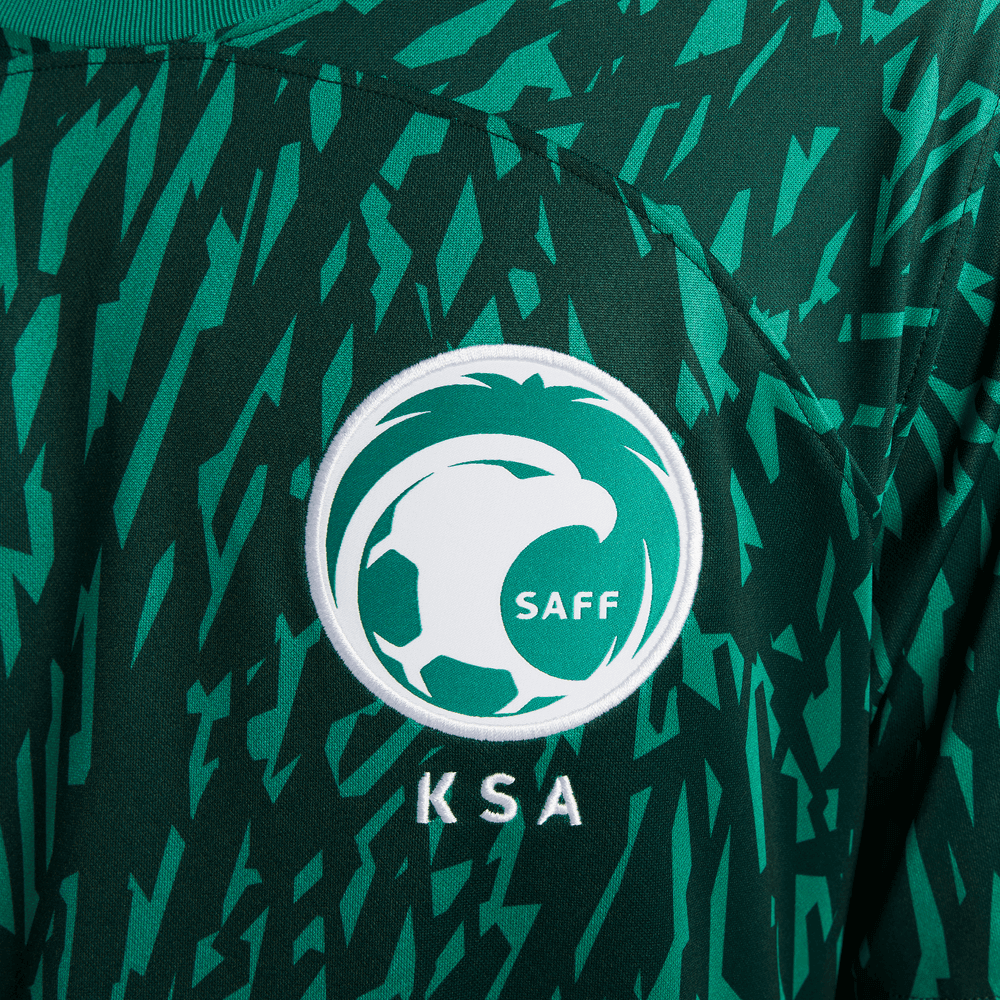 Nike 2022-23 Saudi Stadium Away Jersey - Green (Detail 3)